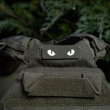 M-Tac patch Cat Eyes Laser Cut Ranger Green/gid