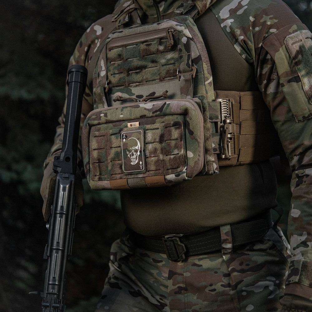 M-Tac patch Face of war (Embroidery)
