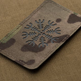 M-Tac patch Helmet of Horror horizontal Laser Cut