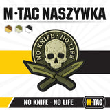 M-Tac patch No Knife - No Life 3D PVC