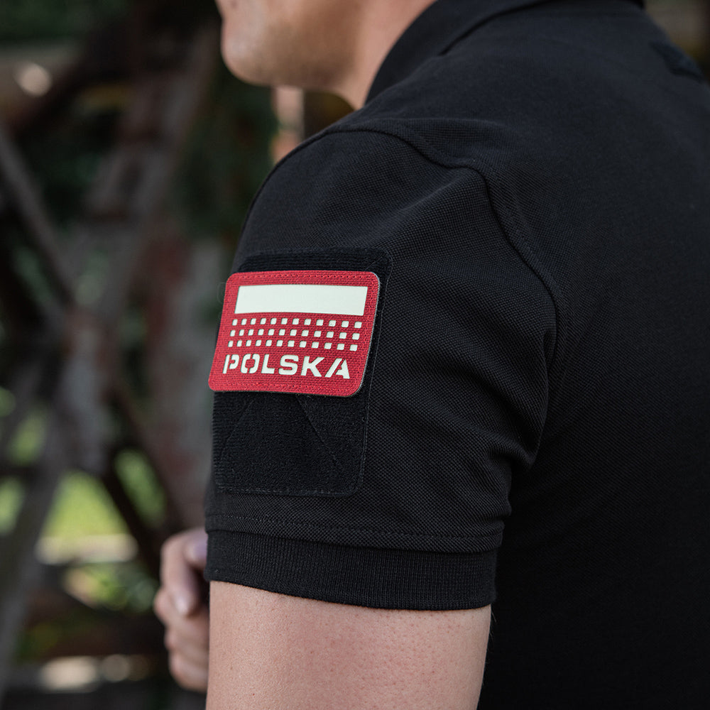 M-Tac patch Poland (with flag) 50x80 Laser Cut