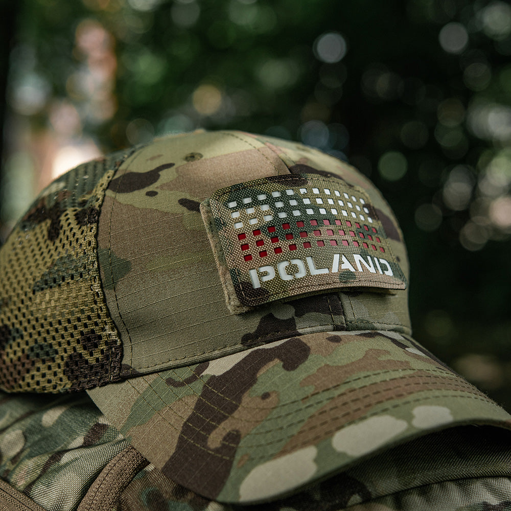 M-Tac patch Poland (with flag) 50x80 Laser Cut