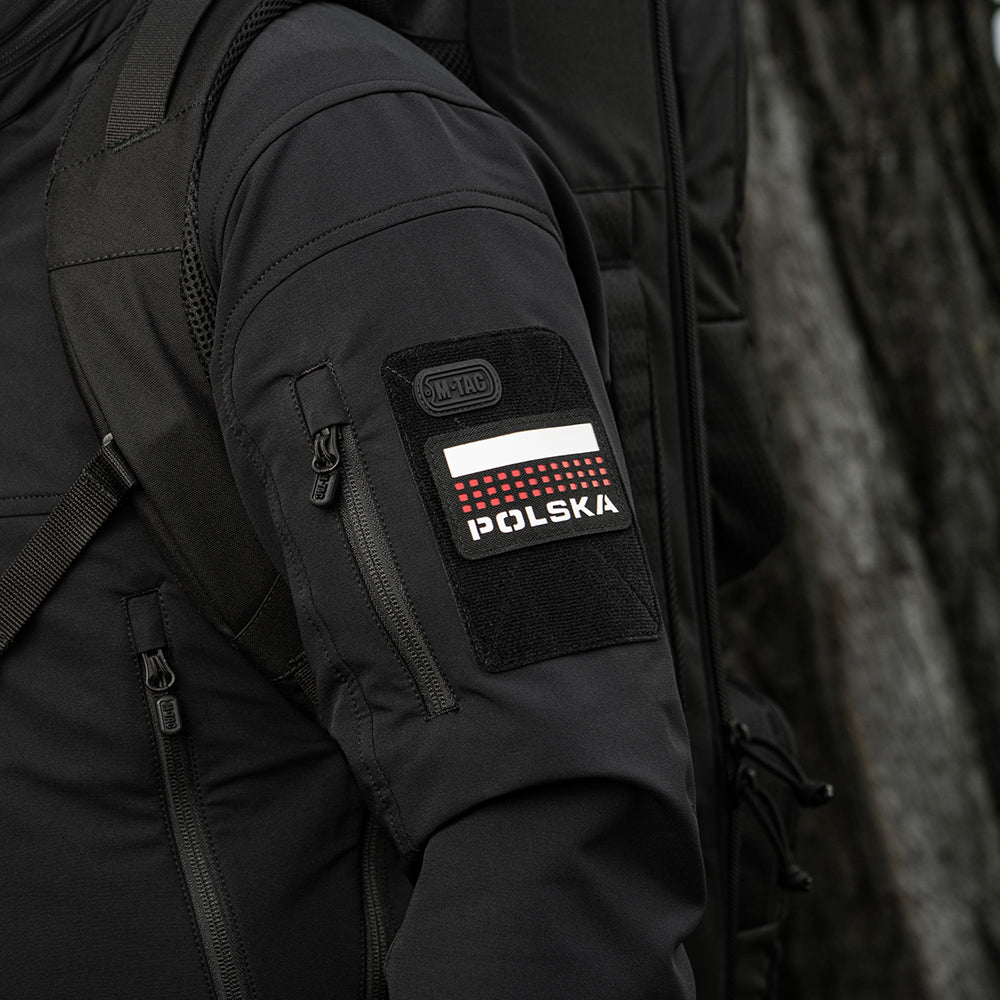 M-Tac patch Polska (with flag) 50x80 Laser Cut