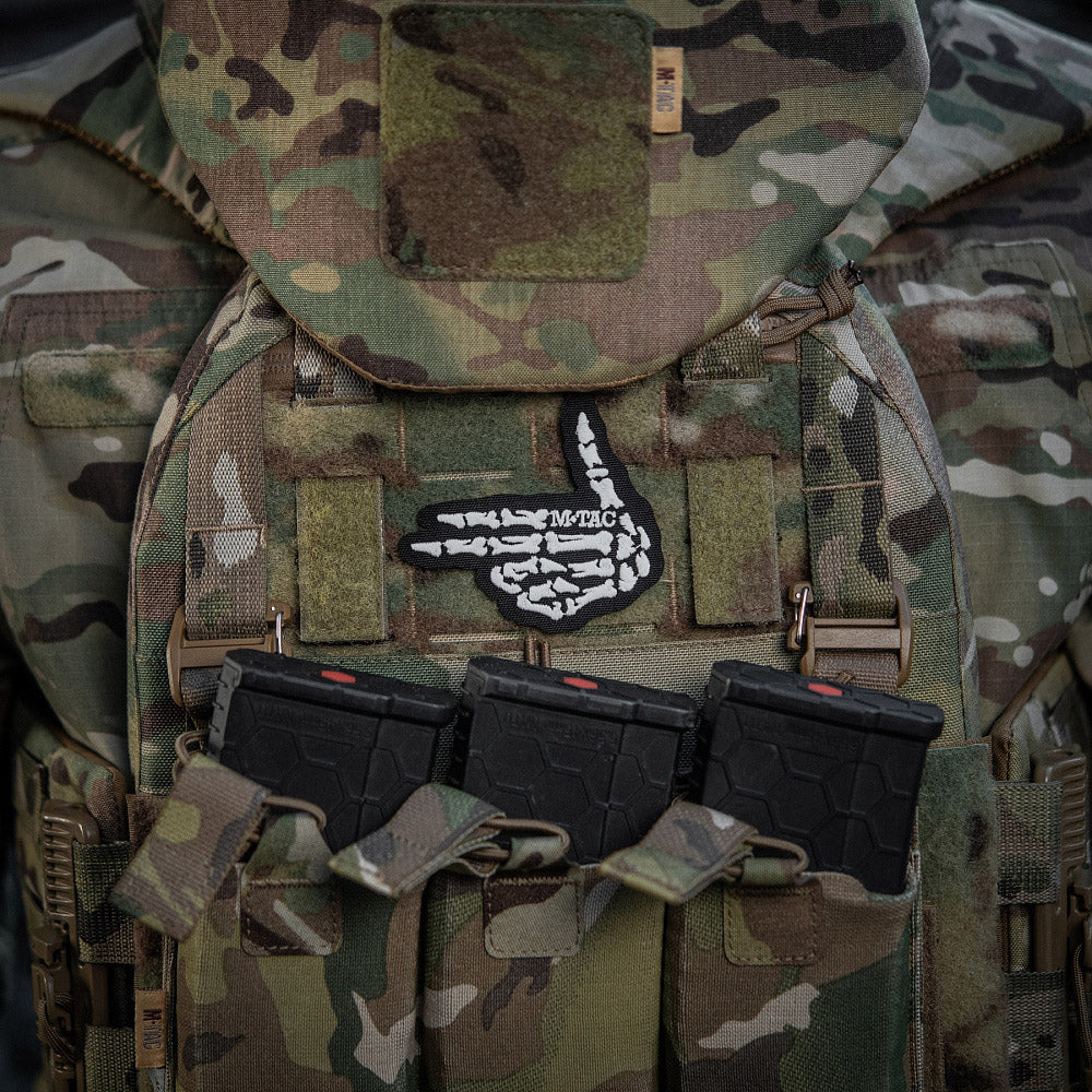 M-Tac patch Skeleton shooter (embroidery)