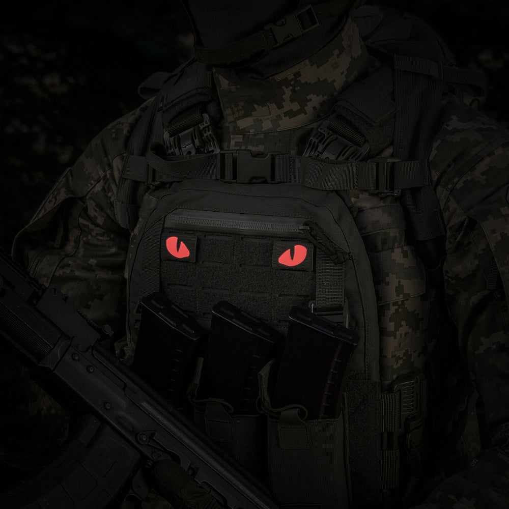 M-Tac patch Tiger Eyes Laser Cut (couple)
