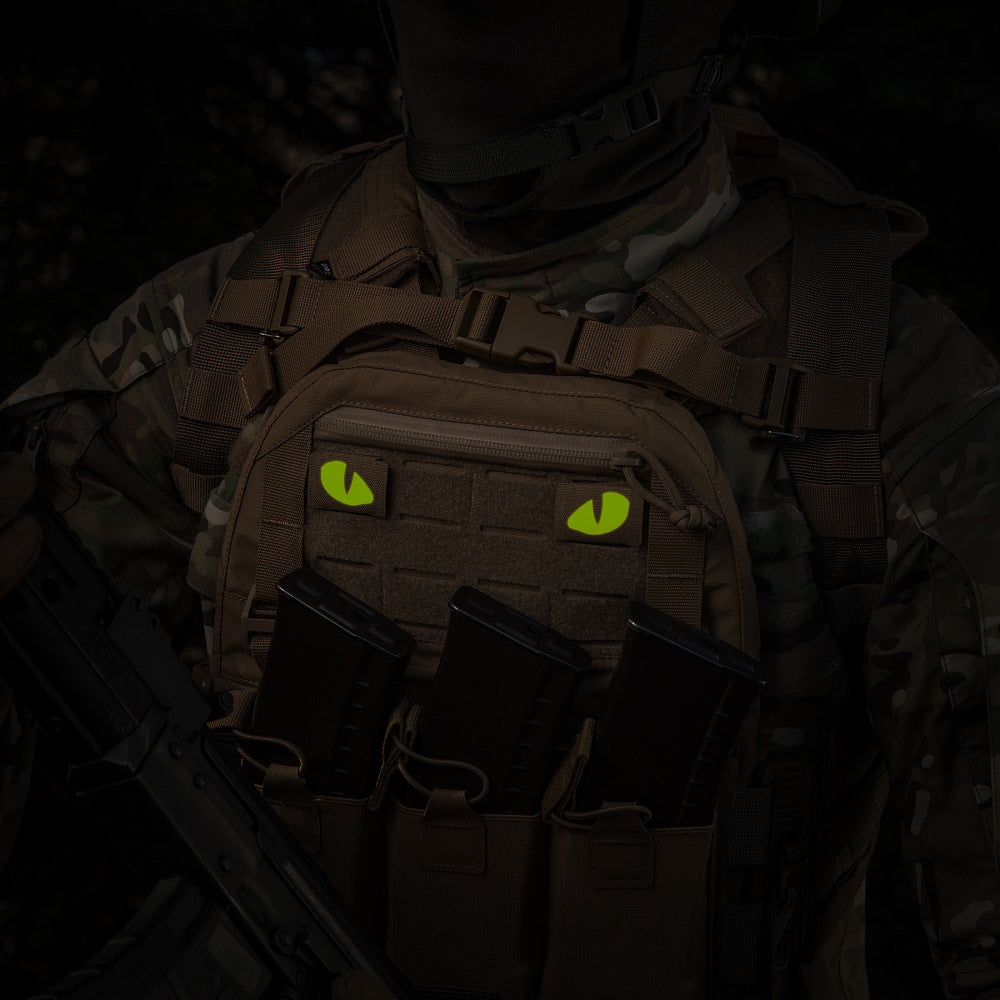 M-Tac patch Tiger Eyes Laser Cut (couple)