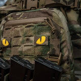 M-Tac patch Tiger Eyes Laser Cut (couple)