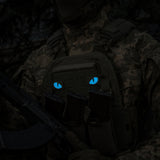 M-Tac patch Tiger Eyes Laser Cut (couple) Ranger Green/Blue/GID