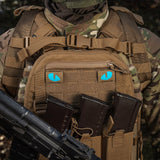 M-Tac patch Tiger Eyes Laser Cut (couple) Ranger Green/Blue/GID