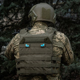 M-Tac patch Tiger Eyes Laser Cut (couple) Ranger Green/Blue/GID