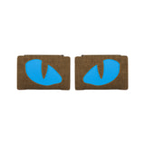 M-Tac patch Tiger Eyes Laser Cut (couple) Ranger Green/Blue/GID