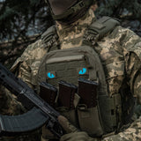 M-Tac patch Tiger Eyes Laser Cut (couple) Ranger Green/Blue/GID