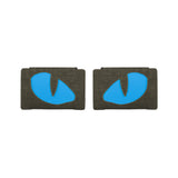 M-Tac patch Tiger Eyes Laser Cut (couple) Ranger Green/Blue/GID