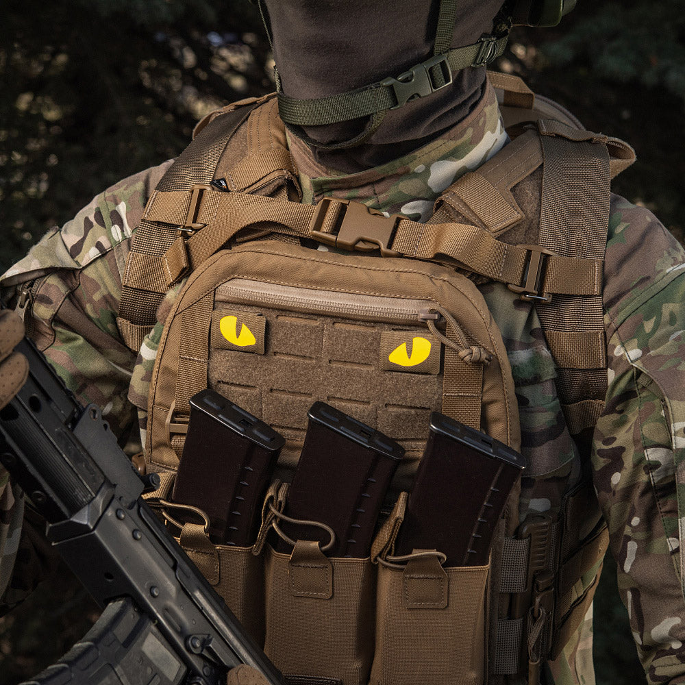 M-Tac patch Tiger Eyes Laser Cut (couple)
