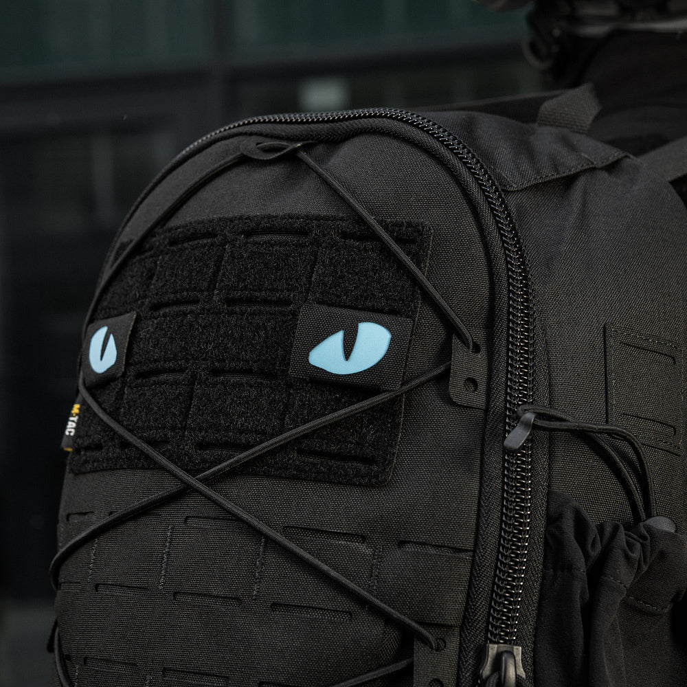 M-Tac patch Tiger Eyes Laser Cut (couple) Ranger Green/Blue/GID