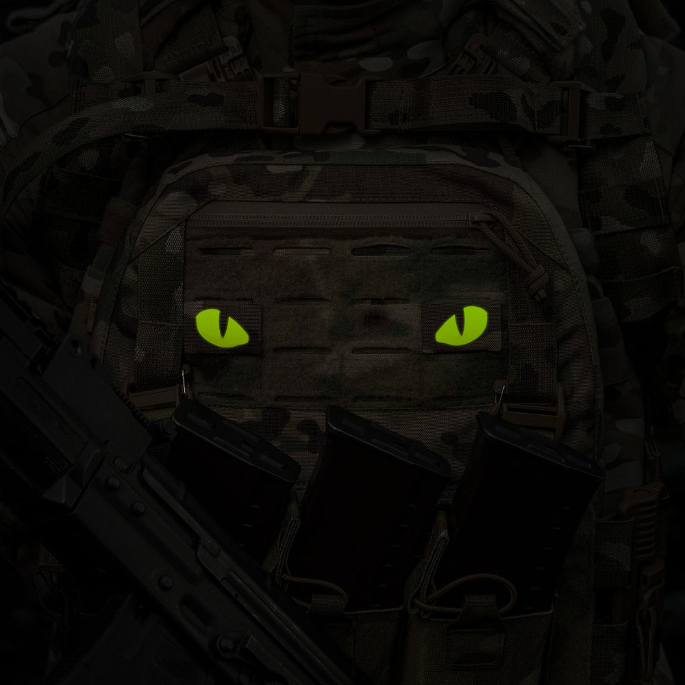 M-Tac patch Tiger Eyes Laser Cut (couple)