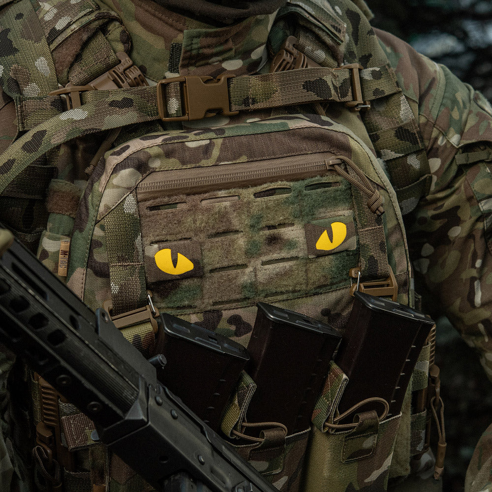 M-Tac patch Tiger Eyes Laser Cut (couple)