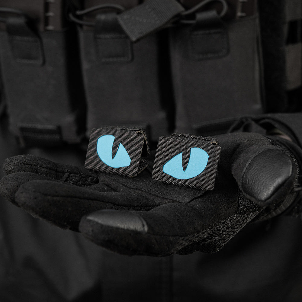 M-Tac patch Tiger Eyes Laser Cut (couple) Ranger Green/Blue/GID