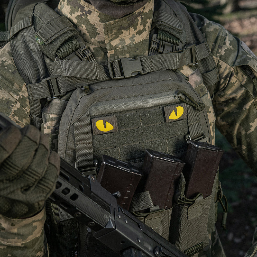 M-Tac patch Tiger Eyes Laser Cut (couple)