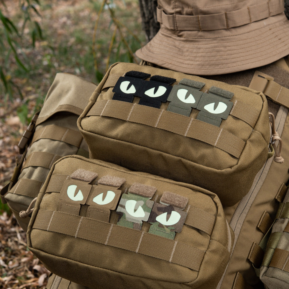 M-Tac patch Tiger Eyes Laser Cut (couple)