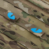 M-Tac patch Tiger Eyes Laser Cut (couple) Ranger Green/Blue/GID
