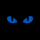M-Tac patch Tiger Eyes Laser Cut (couple) Ranger Green/Blue/GID
