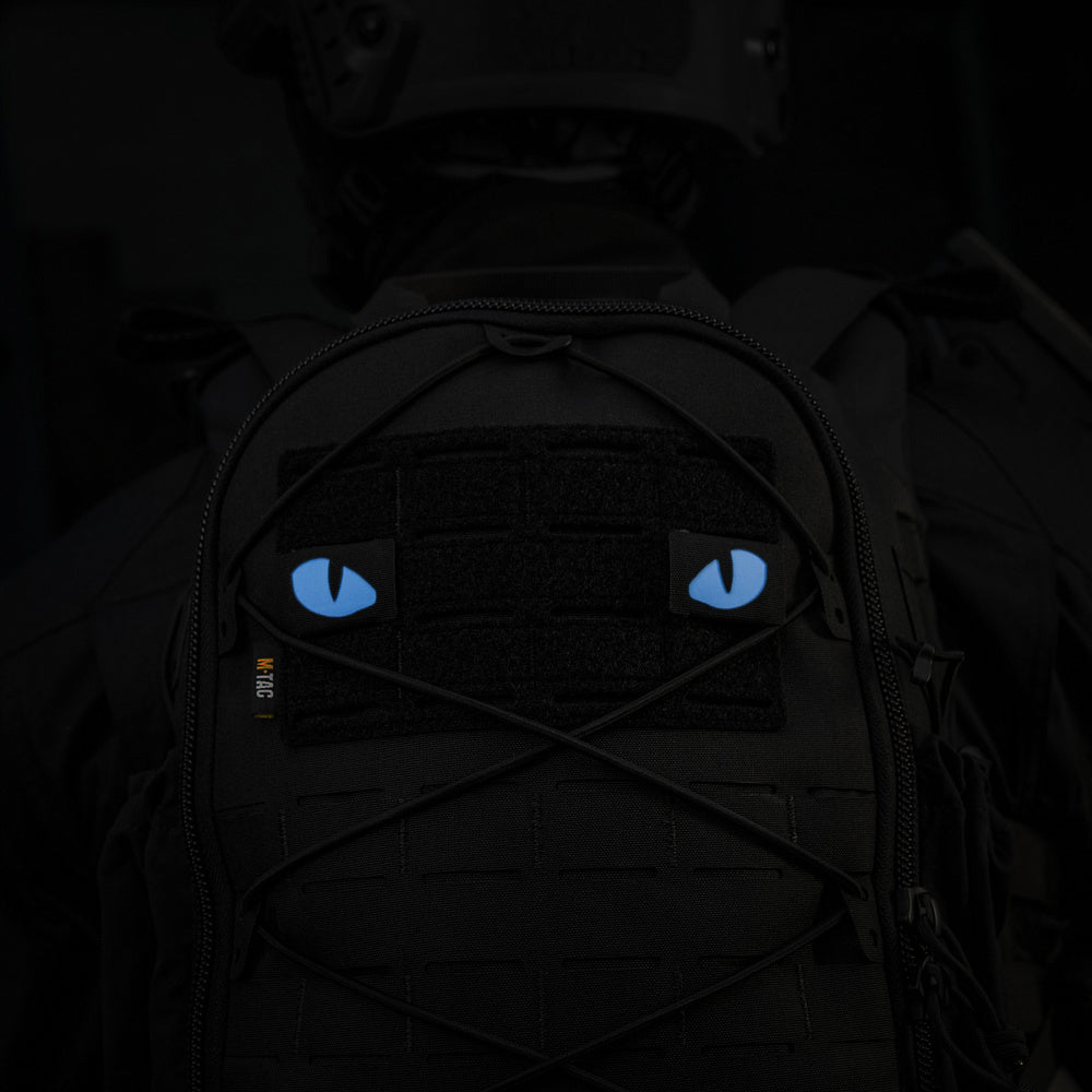 M-Tac patch Tiger Eyes Laser Cut (couple) Ranger Green/Blue/GID