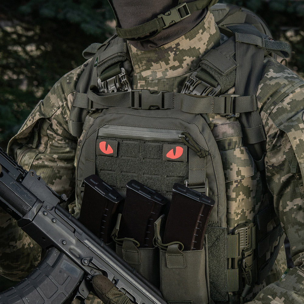 M-Tac patch Tiger Eyes Laser Cut (couple)