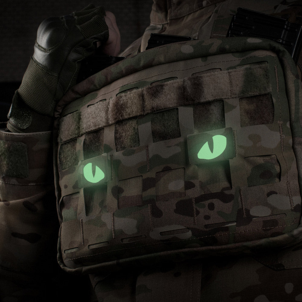 M-Tac patch Tiger Eyes Laser Cut (couple)