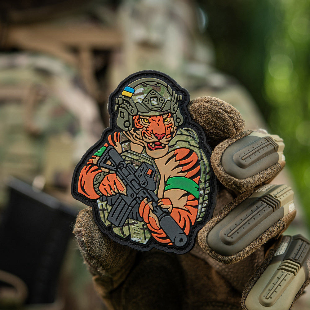 M-Tac patch Tiger Green tape PVC