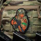 M-Tac patch Tiger Green tape PVC