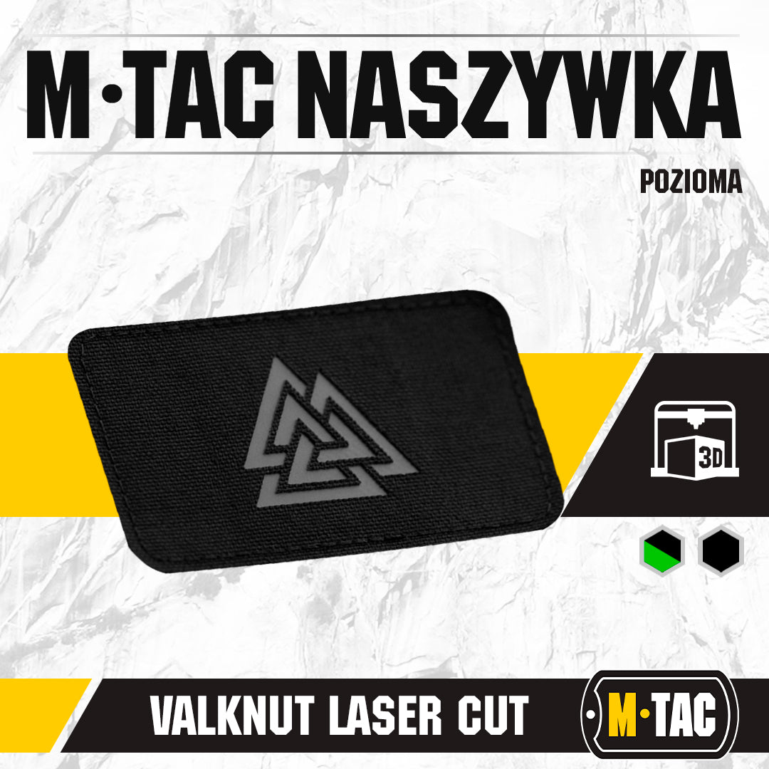 M-Tac patch Valknut horizontal Laser Cut