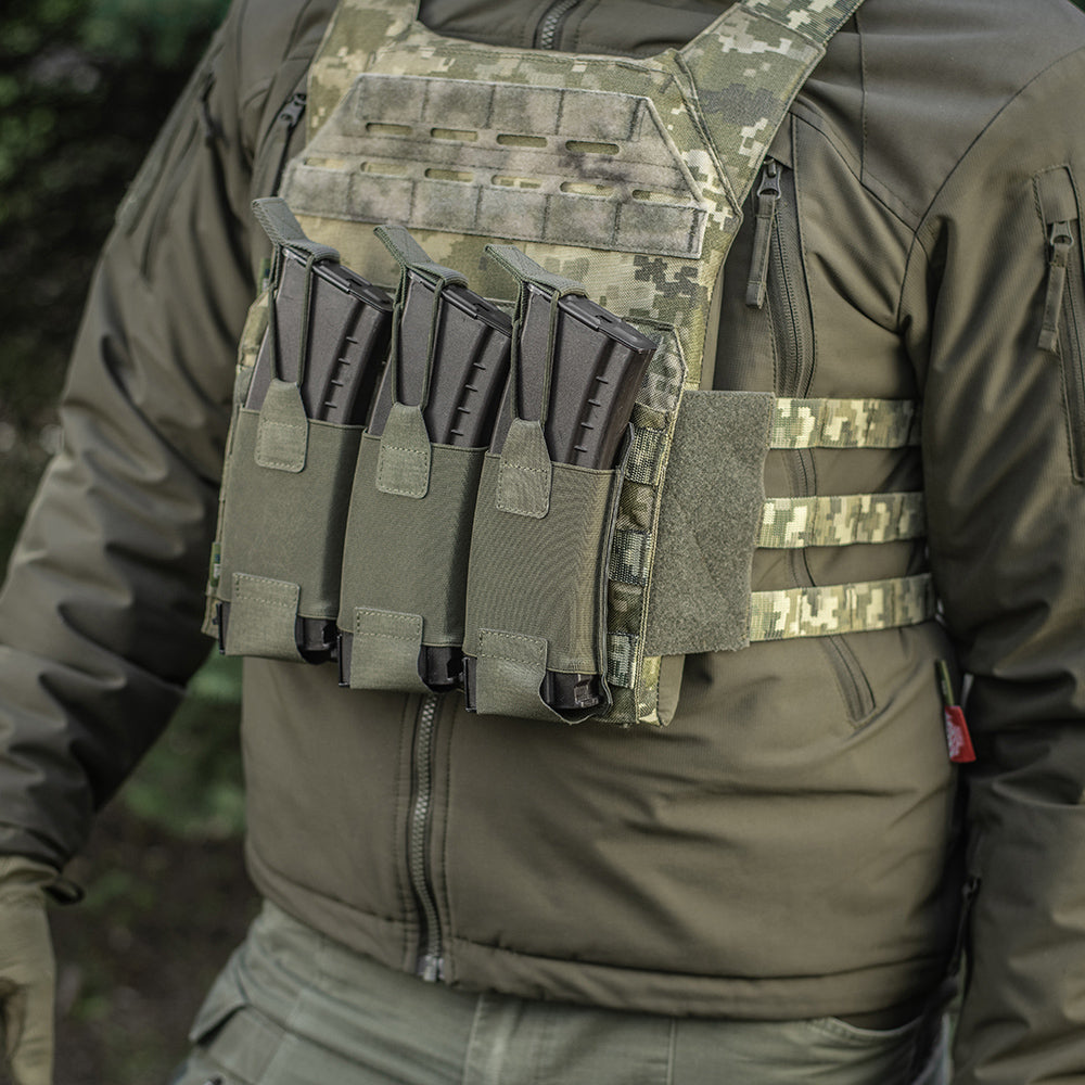 M-Tac Pouch Elastic Triple Magazine Elite Laser Cut