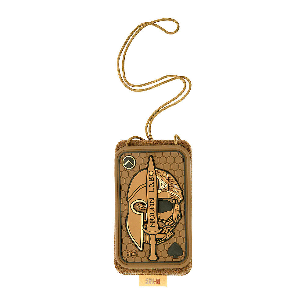 M-Tac Tactical Badge Holder Hanging ID Card Case Hook Surface Draw Cord