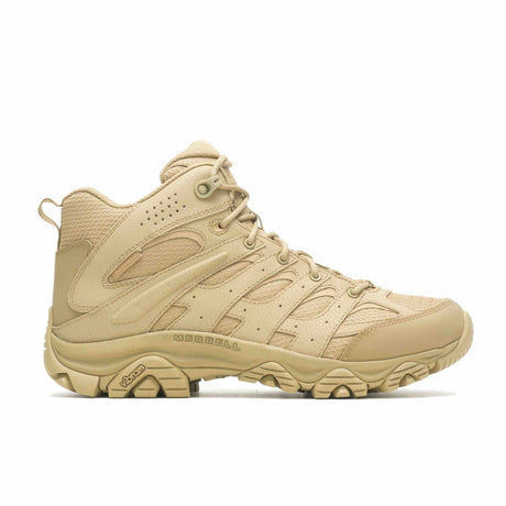 Merrell - Moab 3 Mid Tactical WP Unisex Vandrestøvler // Dark Coyote-1-XtraGrej