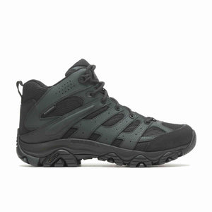 Merrell - Moab 3 Mid Tactical WP Unisex Vandrestøvler // Sort-1-XtraGrej