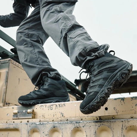 Merrell - Moab 3 Mid Tactical WP Unisex Vandrestøvler // Sort-8-XtraGrej