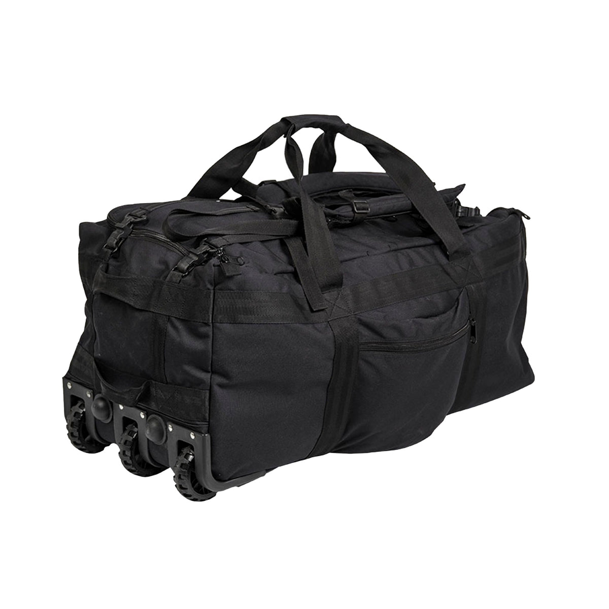 Mil-Tec - Combat Duffle Taske Med Hjul // Sort-1-XtraGrej