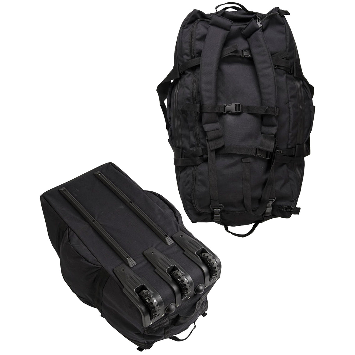Mil-Tec - Combat Duffle Taske Med Hjul // Sort-2-XtraGrej