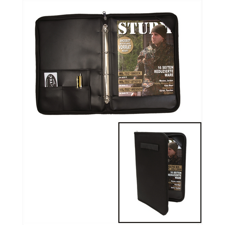 Mil-Tec - Commander DIN A4 Mappe // Sort-1-XtraGrej