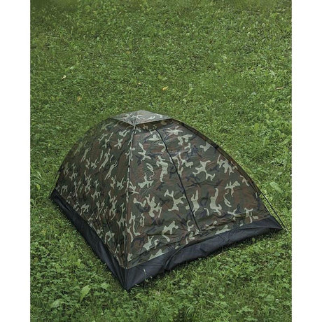 Mil-Tec - Iglu Super 2-Personers telt // Woodland Camouflage-4-XtraGrej
