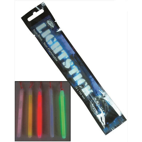 Mil-Tec - Knæklys 15 cm // Grøn-1-XtraGrej