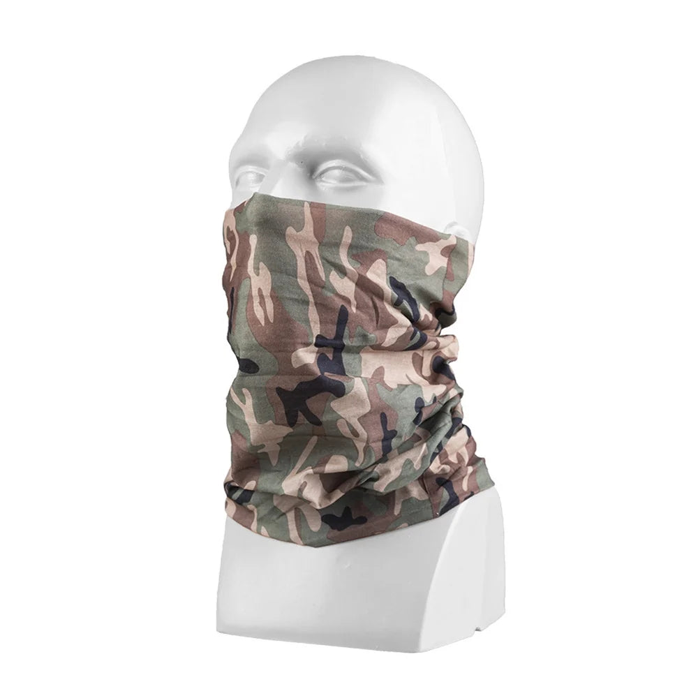 Mil-Tec - Multi Funktionel Hovedbeklædning // Woodland Camouflage-1-XtraGrej