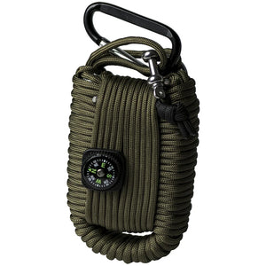 Mil-Tec - Paracord Survival Kit Large // Olivengrøn-1-XtraGrej