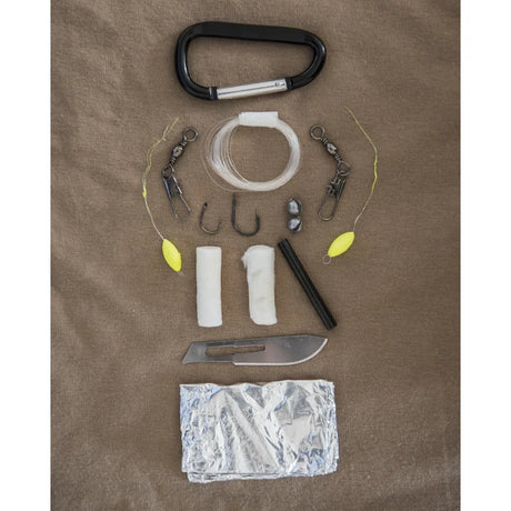 Mil-Tec - Paracord Survival Kit Small // Olivengrøn-2-XtraGrej