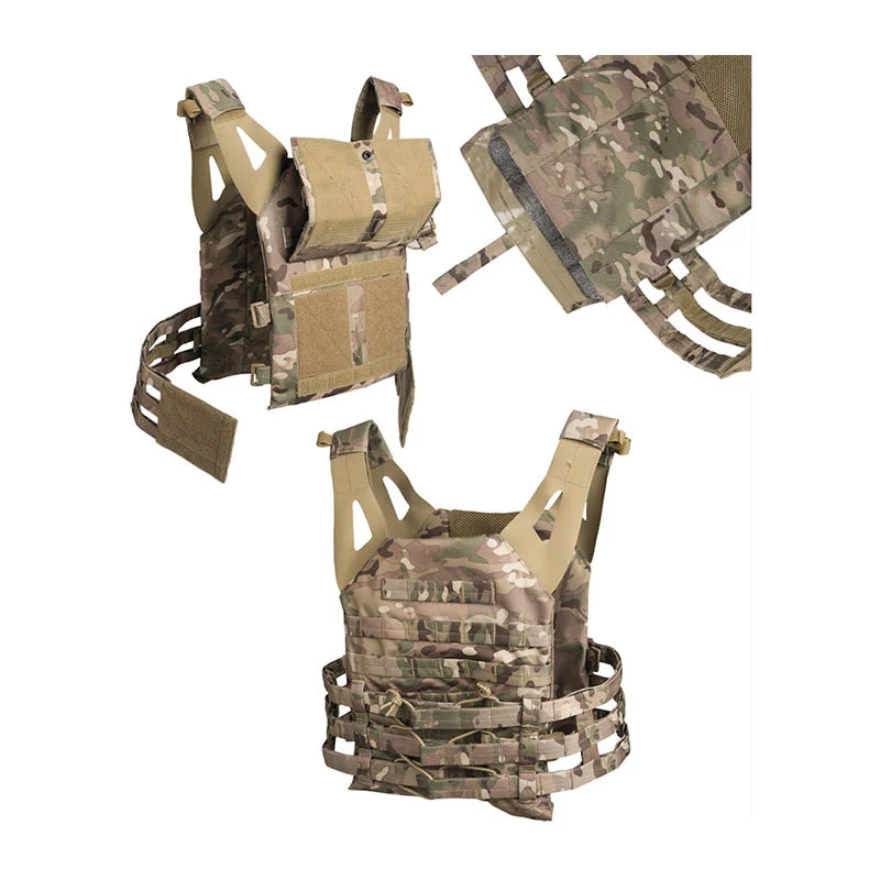 Mil-Tec - Plate Carrier Vest Gen II // Olivengrøn-2-XtraGrej