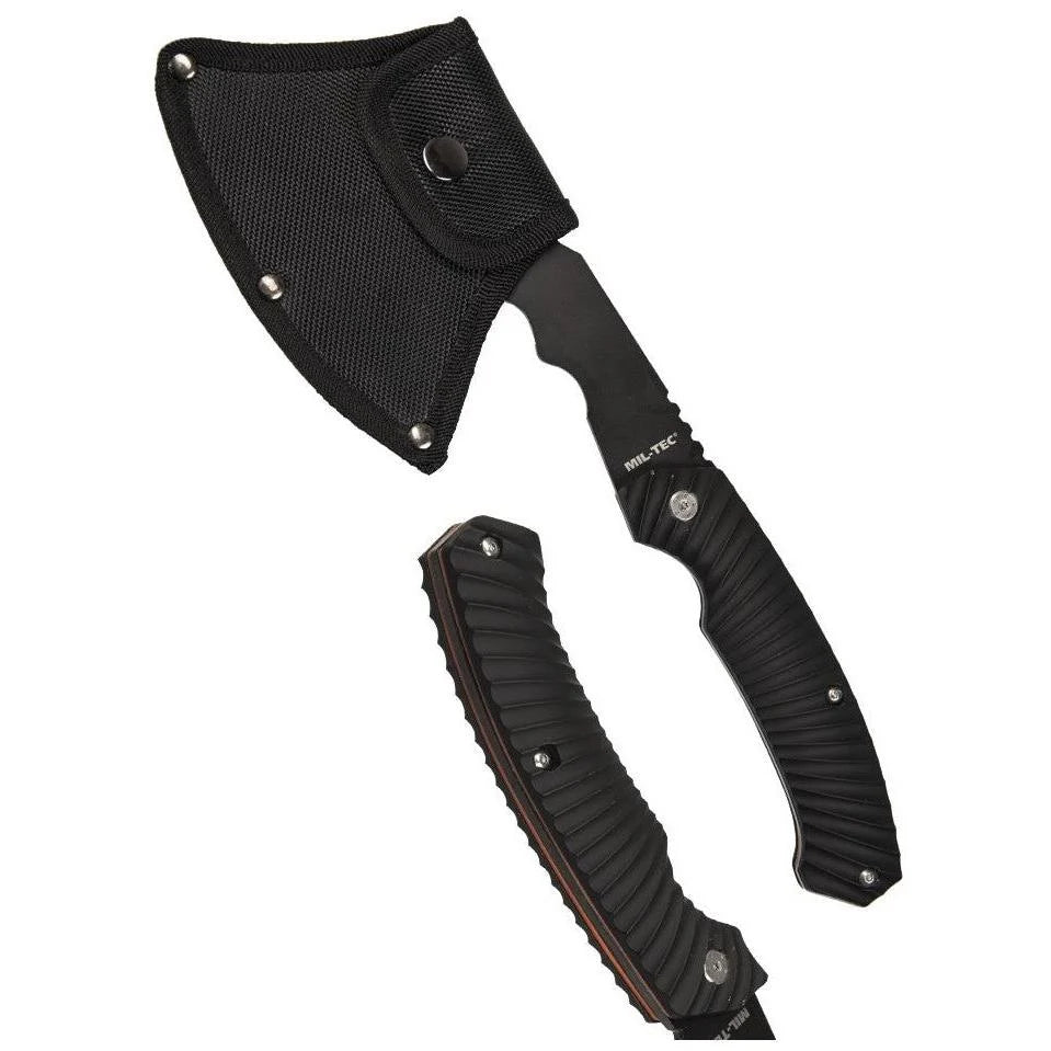 Mil-Tec - Sort Økse Med Tools og Etui - 32,5 cm-2-XtraGrej