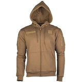Mil-Tec - Tactical Hoodie Hættetrøje m. Lynlås // Coyote-1-XtraGrej