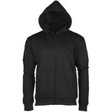 Mil-Tec - Tactical Hoodie Hættetrøje m. Lynlås // Sort-1-XtraGrej