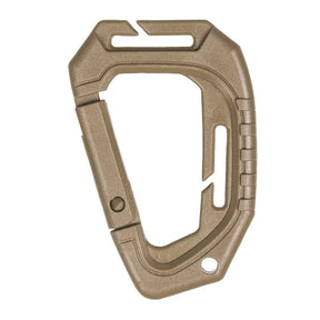 Mil-Tec - Tactical MOLLE Karabiner 2 stk // Coyote-1-XtraGrej